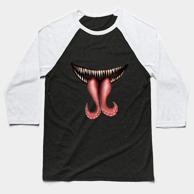 behind a smile Baseball T-Shirt by MiruMoonie